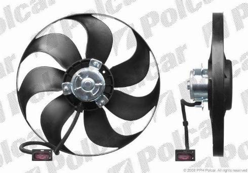 Polcar 954123U4 - Ventilators, Motora dzesēšanas sistēma autodraugiem.lv