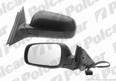 Polcar 9548514M - Spoguļstikls, Ārējais atpakaļskata spogulis autodraugiem.lv