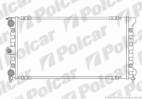 Polcar 954308A5 - Radiators, Motora dzesēšanas sistēma autodraugiem.lv