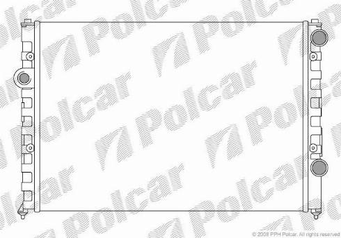 Polcar 954708A1 - Radiators, Motora dzesēšanas sistēma autodraugiem.lv