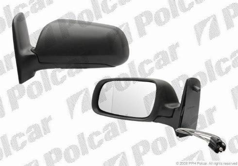 Polcar 955052-M - Ārējais atpakaļskata spogulis autodraugiem.lv