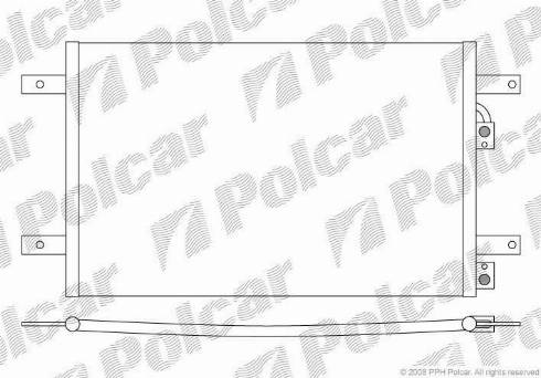 Polcar 9550K82X - Kondensators, Gaisa kond. sistēma autodraugiem.lv