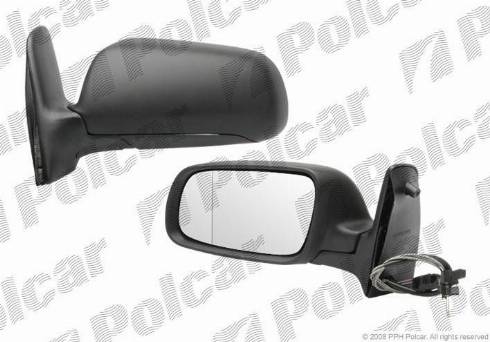 Polcar 9551511M - Ārējais atpakaļskata spogulis autodraugiem.lv