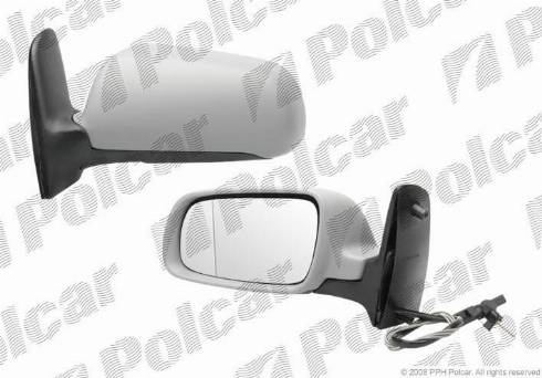 Polcar 9551512M - Ārējais atpakaļskata spogulis autodraugiem.lv