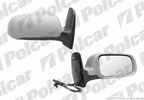 Polcar 9551522M - Ārējais atpakaļskata spogulis autodraugiem.lv