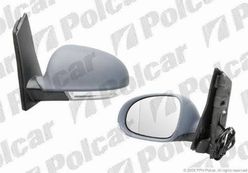 Polcar 9515514M - Ārējais atpakaļskata spogulis autodraugiem.lv