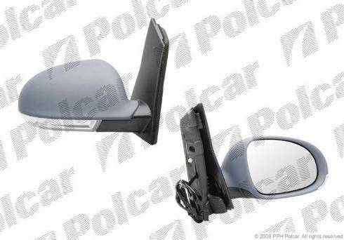 Polcar 9515524M - Ārējais atpakaļskata spogulis autodraugiem.lv
