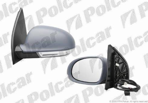 Polcar 9513514M - Ārējais atpakaļskata spogulis autodraugiem.lv