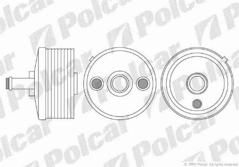 Polcar 9513L8-2 - Eļļas radiators, Automātiskā pārnesumkārba autodraugiem.lv