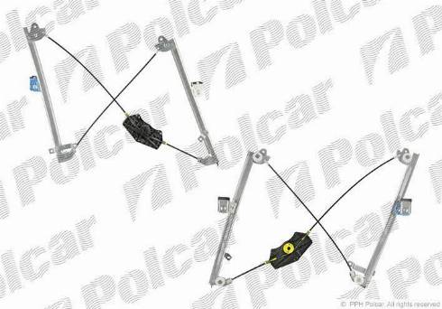 Polcar 9513PSG2 - Stikla pacelšanas mehānisms autodraugiem.lv