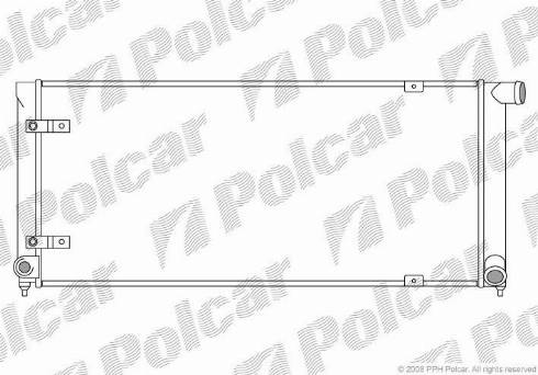 Polcar 953408-6 - Radiators, Motora dzesēšanas sistēma autodraugiem.lv