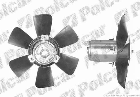 Polcar 953423U2 - Ventilators, Motora dzesēšanas sistēma autodraugiem.lv