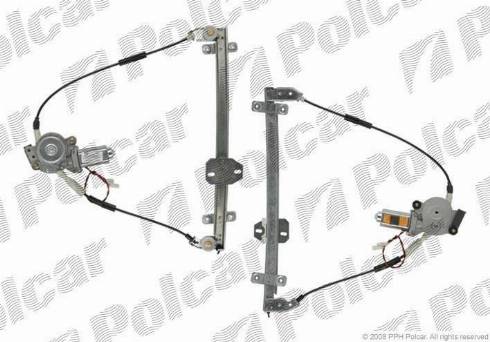 Polcar 9534PSE1 - Stikla pacelšanas mehānisms autodraugiem.lv