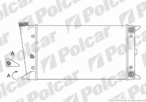 Polcar 953108-6 - Radiators, Motora dzesēšanas sistēma autodraugiem.lv