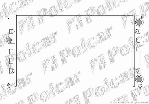 Polcar 953808-2 - Radiators, Motora dzesēšanas sistēma autodraugiem.lv