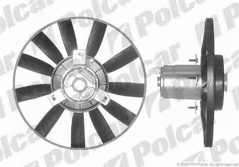 Polcar 953823U4 - Ventilators, Motora dzesēšanas sistēma autodraugiem.lv