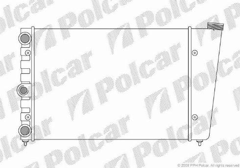 Polcar 953208-1 - Radiators, Motora dzesēšanas sistēma autodraugiem.lv