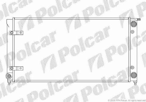 Polcar 953208-3 - Radiators, Motora dzesēšanas sistēma autodraugiem.lv