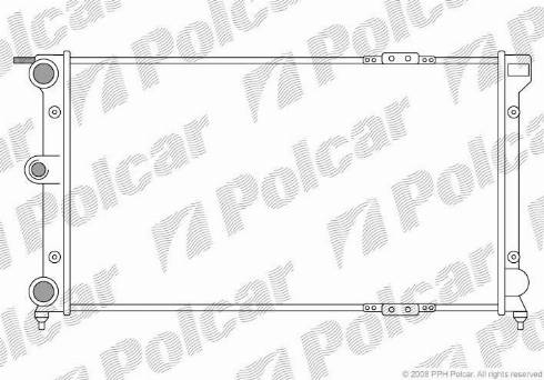Polcar 952308-4 - Radiators, Motora dzesēšanas sistēma autodraugiem.lv