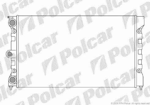 Polcar 952308-2 - Radiators, Motora dzesēšanas sistēma autodraugiem.lv