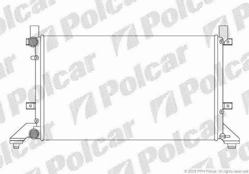 Polcar 957108A1 - Radiators, Motora dzesēšanas sistēma autodraugiem.lv