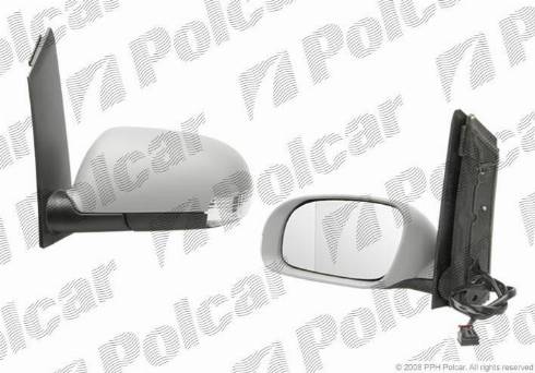 Polcar 9578514M - Ārējais atpakaļskata spogulis autodraugiem.lv