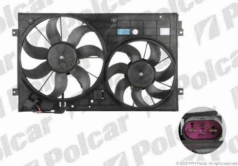 Polcar 957823W1-Q - Ventilators, Motora dzesēšanas sistēma autodraugiem.lv