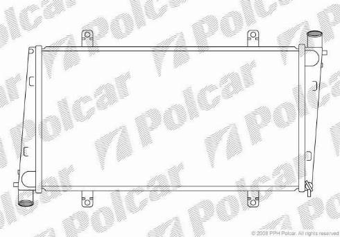 Polcar 904008-2 - Radiators, Motora dzesēšanas sistēma autodraugiem.lv