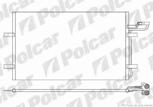 Polcar 9042K82X - Kondensators, Gaisa kond. sistēma autodraugiem.lv