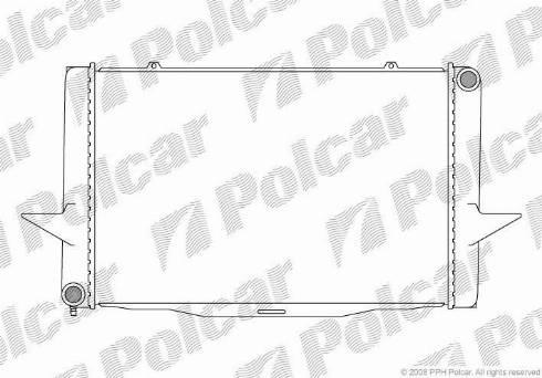 Polcar 908508-1 - Radiators, Motora dzesēšanas sistēma autodraugiem.lv