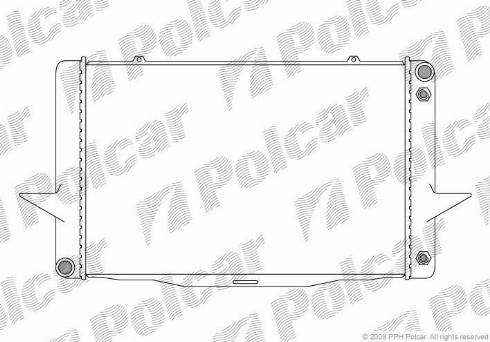 Polcar 908508-3 - Radiators, Motora dzesēšanas sistēma autodraugiem.lv