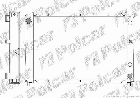 Polcar 903108-4 - Radiators, Motora dzesēšanas sistēma autodraugiem.lv