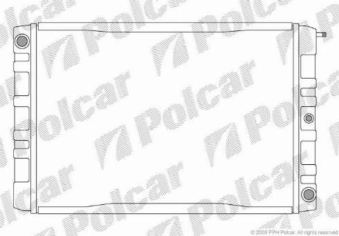 Polcar 903108-2 - Radiators, Motora dzesēšanas sistēma autodraugiem.lv