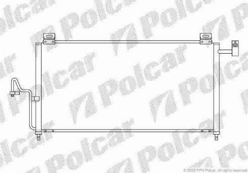 Polcar 4540K8C1 - Kondensators, Gaisa kond. sistēma autodraugiem.lv