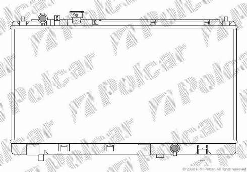 Polcar 455508-2 - Radiators, Motora dzesēšanas sistēma autodraugiem.lv