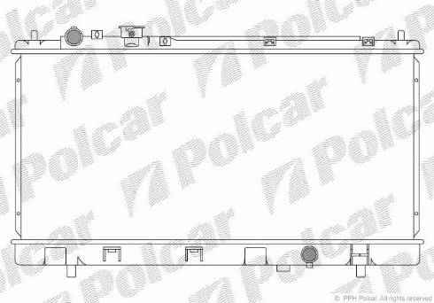 Polcar 450908-3 - Radiators, Motora dzesēšanas sistēma autodraugiem.lv