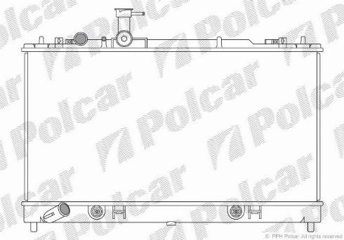 Polcar 451908-6 - Radiators, Motora dzesēšanas sistēma autodraugiem.lv