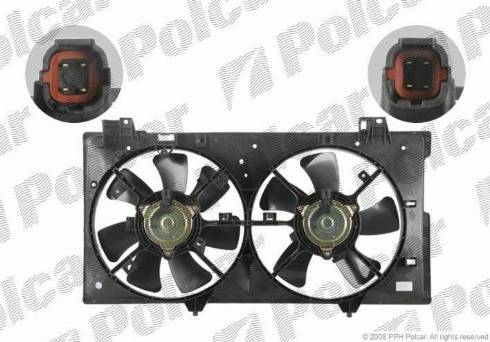 Polcar 451923W2 - Ventilators, Motora dzesēšanas sistēma autodraugiem.lv