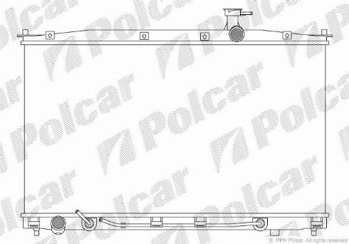 Polcar 4051081X - Radiators, Motora dzesēšanas sistēma autodraugiem.lv