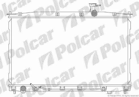 Polcar 405108-1 - Radiators, Motora dzesēšanas sistēma autodraugiem.lv