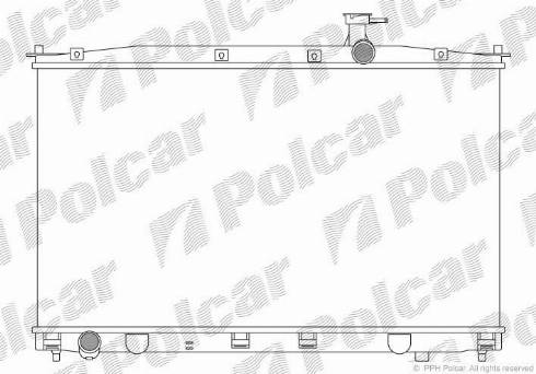 Polcar 4051082X - Radiators, Motora dzesēšanas sistēma autodraugiem.lv