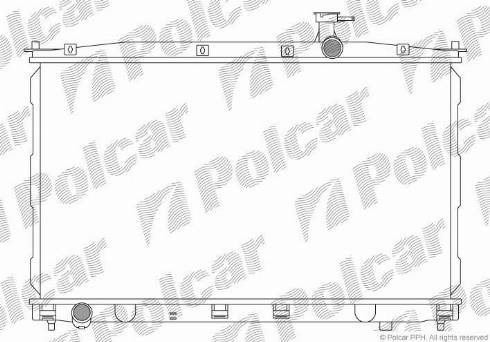 Polcar 405108-2 - Radiators, Motora dzesēšanas sistēma autodraugiem.lv