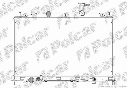 Polcar 400908-4 - Radiators, Motora dzesēšanas sistēma autodraugiem.lv