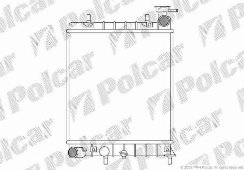 Polcar 4006081X - Radiators, Motora dzesēšanas sistēma autodraugiem.lv