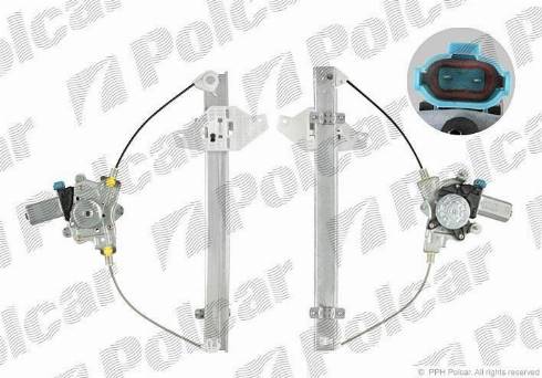 Polcar 4007PSE1 - Stikla pacelšanas mehānisms autodraugiem.lv
