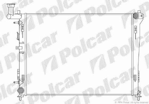 Polcar 4015083X - Radiators, Motora dzesēšanas sistēma autodraugiem.lv