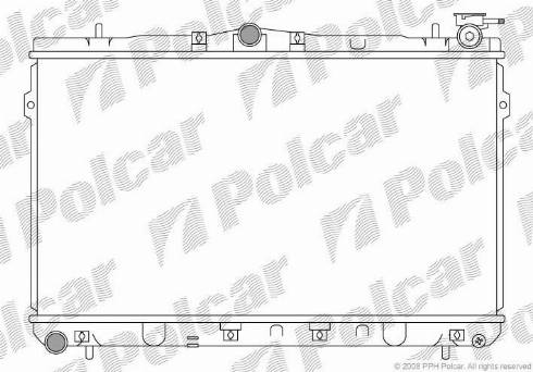 Polcar 401108-1 - Radiators, Motora dzesēšanas sistēma autodraugiem.lv