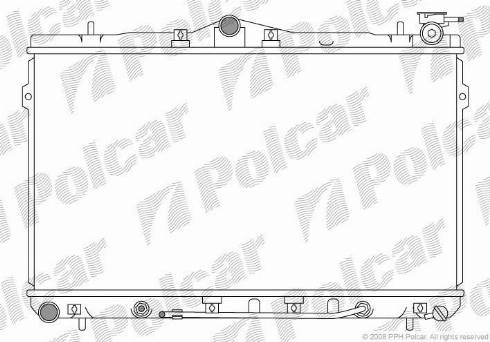 Polcar 401108-2 - Radiators, Motora dzesēšanas sistēma autodraugiem.lv