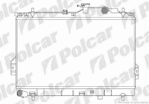 Polcar 4035083X - Radiators, Motora dzesēšanas sistēma autodraugiem.lv