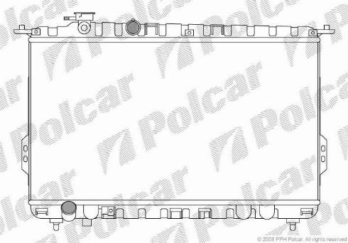 Polcar 402408-1 - Radiators, Motora dzesēšanas sistēma autodraugiem.lv